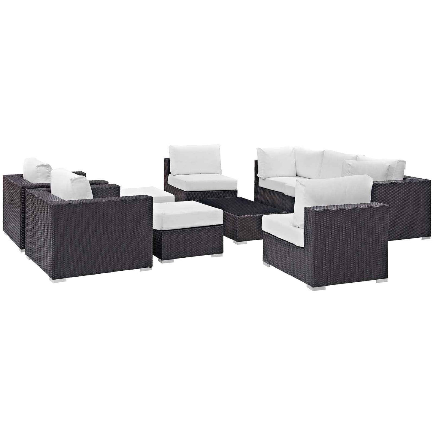 Convene 10-Piece Outdoor Modular Sectional – view 4