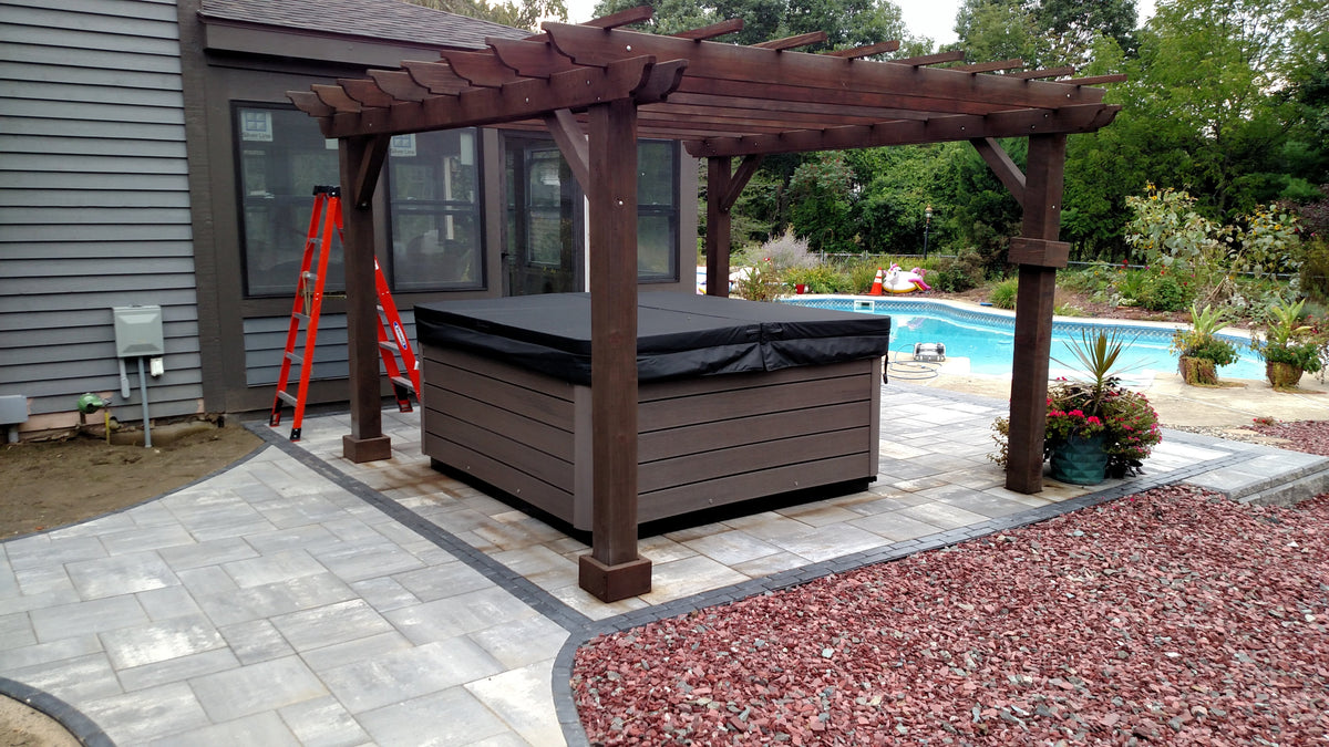 Super Deck Freestanding Redwood Pergola – view 9