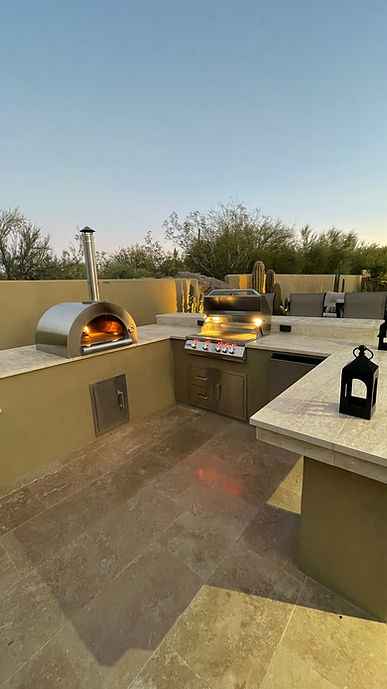 Patio Elegance KoKoMo 32" Built-In Wood-Fired Pizza Oven