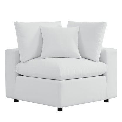 Patio Elegance Sectional Sofa - Saybrook 8-Piece Outdoor Upholstered Sofa by Modway