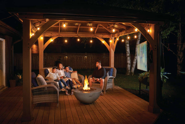 Patio Elegance Nexus 36-Inch Round Fire Table | Patio Elegance
