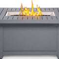 Hamptons Rectangle Fire Table | Patio Elegance