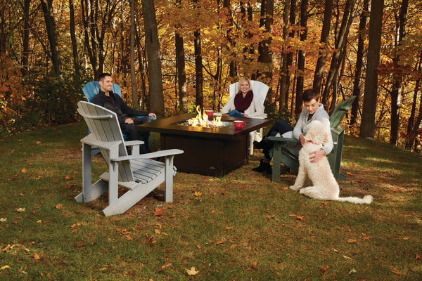 St. Tropez Fire Table – Square Patioflame Table | Patio Elegance