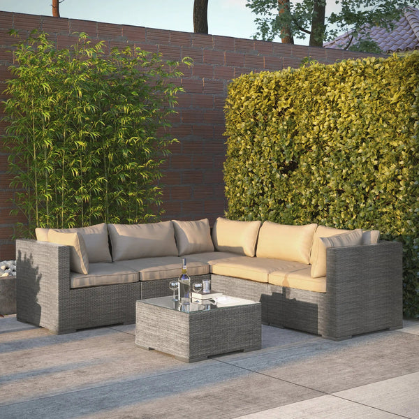 Sino Wicker Sofa Set | Patio Elegance